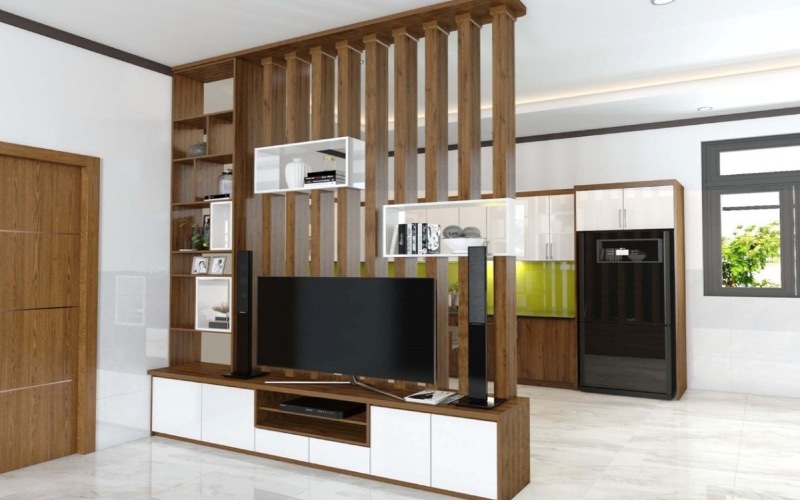 Kệ vách ngăn tối giản