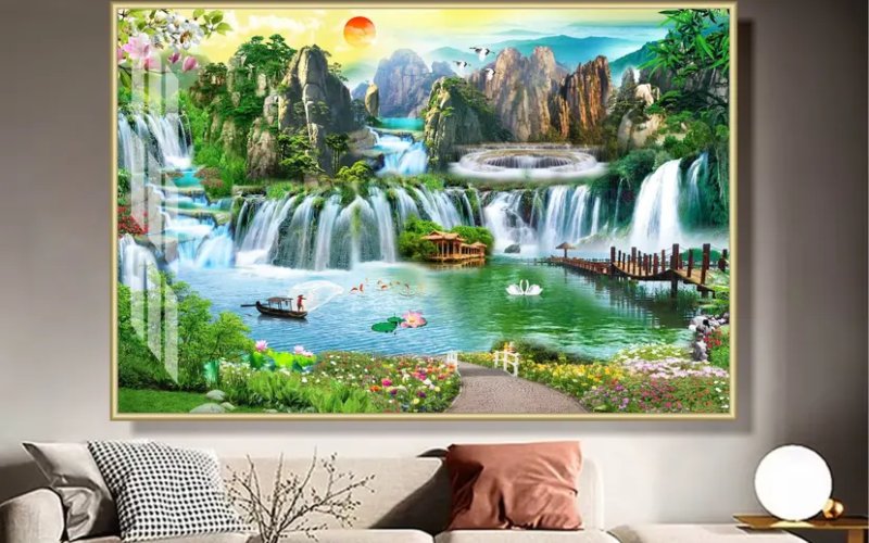 Tranh tường phong cảnh là gì