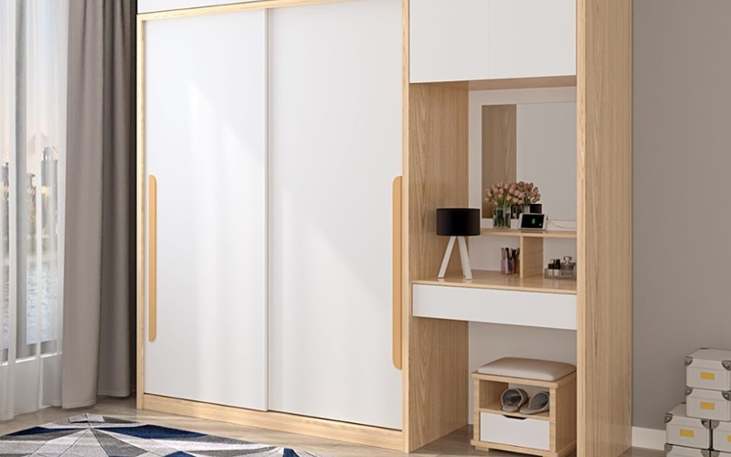 Tủ quần áo cửa lùa 2 cánh