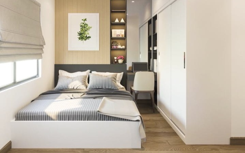 thiết kế phòng ngủ 6m2