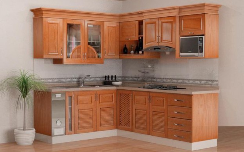 Các kiểu dáng tủ bếp
