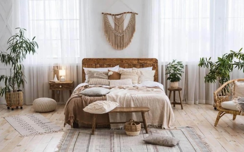 decor phòng ngủ phong cách Vintage