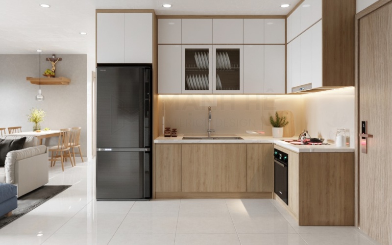 thiết kế nhà bếp cho nhà cấp 4