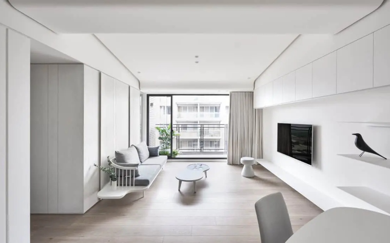 thiết kế nội thất chung cư tối giản