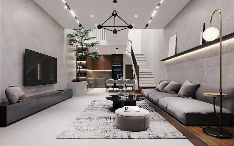 thiết kế phòng khách