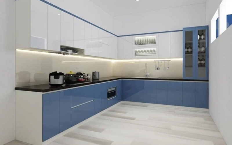 Tủ bếp nhựa acrylic là gì