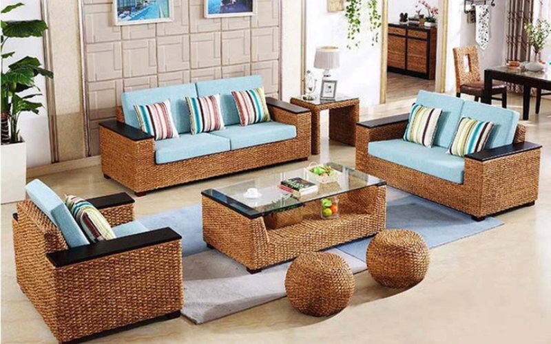 Ứng dụng bàn mây tre đan