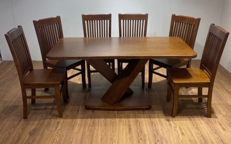 Bộ bàn ghế ăn gỗ sồi