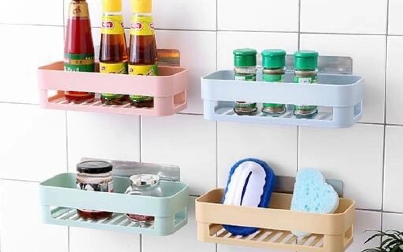 Các loại kệ dán tường nhà bếp