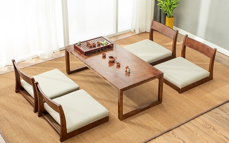 ghế uống trà kiểu nhật