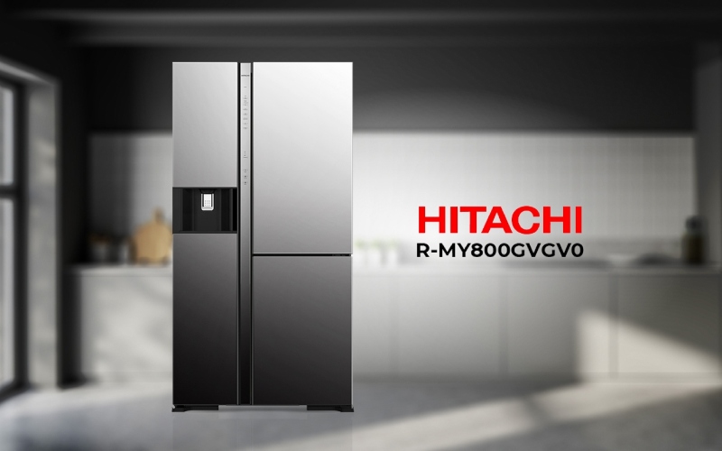 tủ lạnh Hitachi side by side 569 lít R-MY800GVGV0