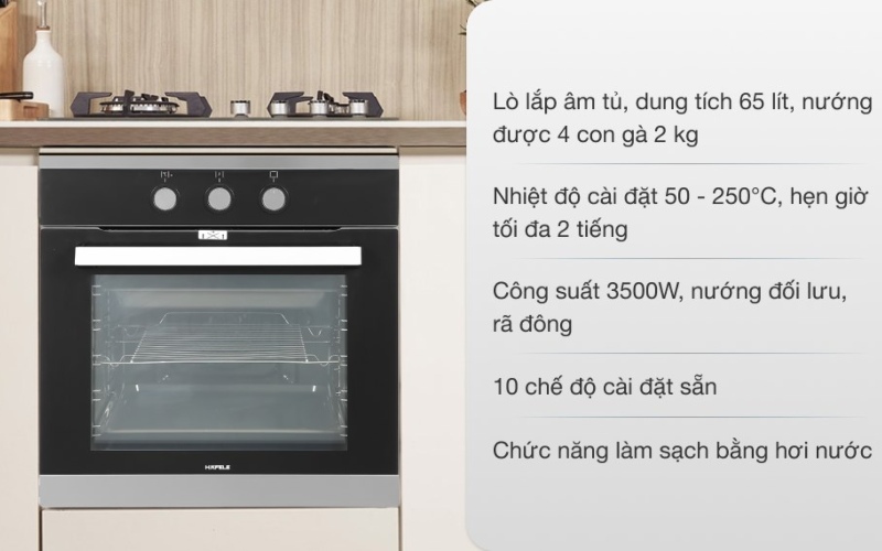 Lò nướng Hafele cao cấp HO-K60B