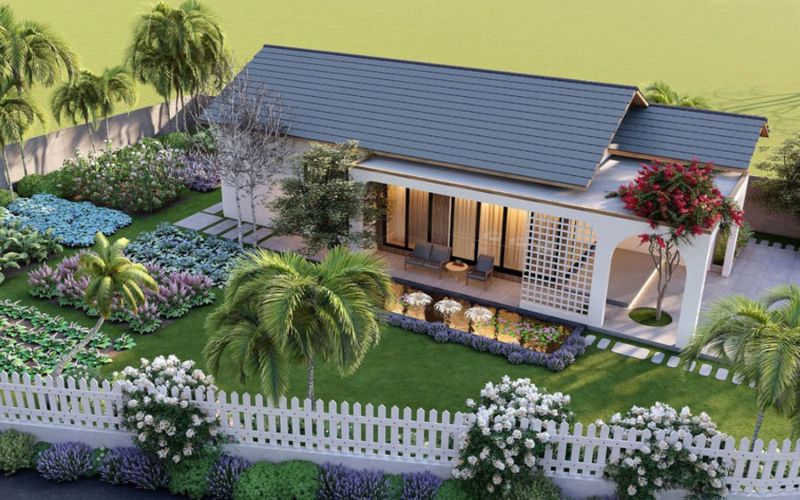 Bí quyết thiết kế nhà vườn đơn giản