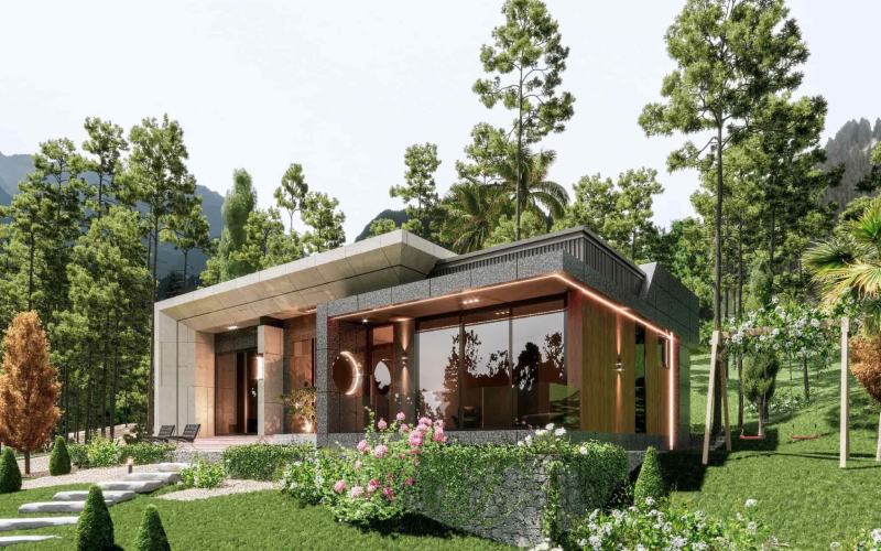 Biệt thự mini sân vườn – Giải pháp không gian sống đẳng cấp và gần gũi thiên nhiên
