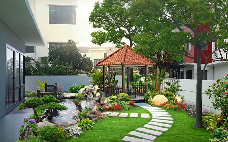Giới thiệu sân vườn sau nhà