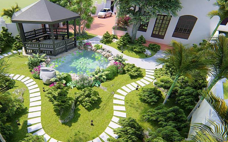 giới thiệu thiết kế biệt thự vườn