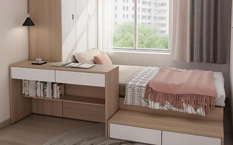 Giường tủ MDF