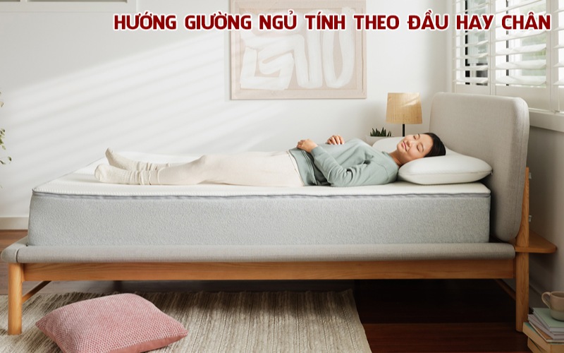 hướng giường ngủ tính theo đầu hay chân