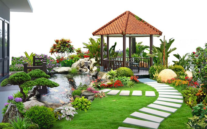 lưu ý thiết kế cảnh quan sân vườn