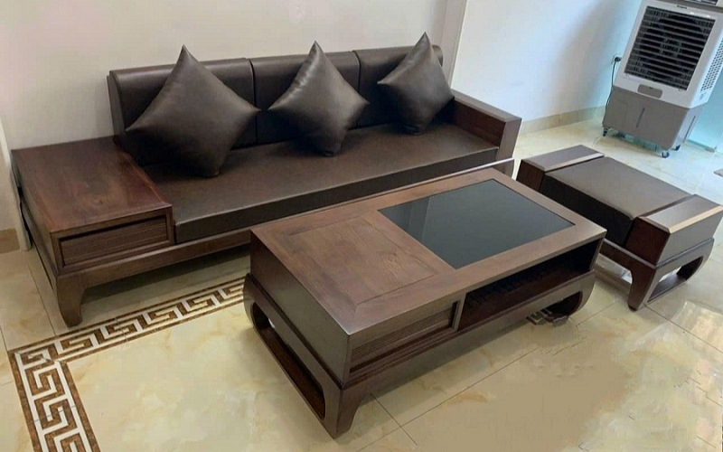 Phân loại bàn ghế phòng khách gỗ