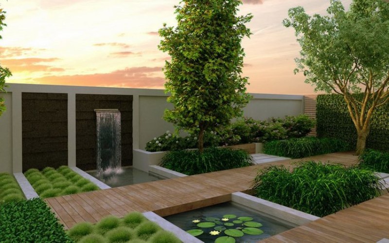 Sân vườn hiện đại