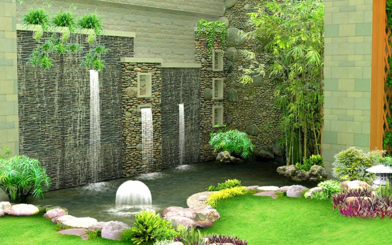 thi công tiểu cảnh sân vườn