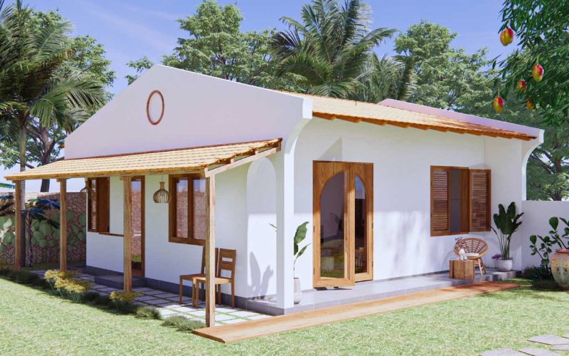 Thiết kế nhà vườn đơn giản