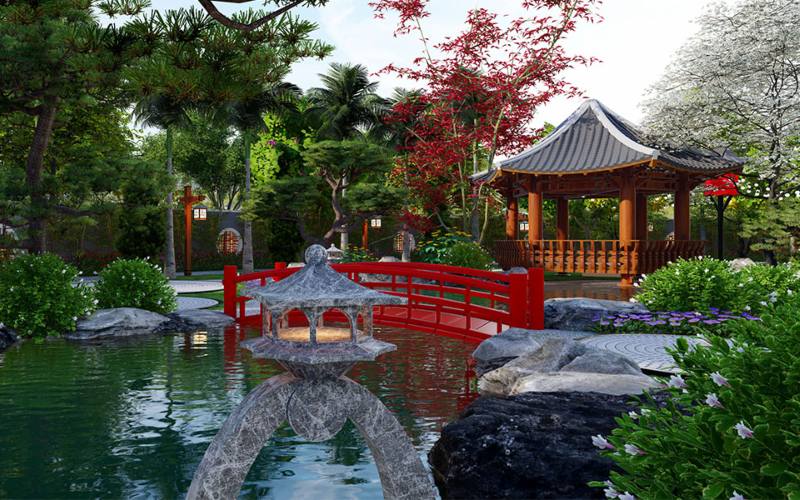 thiết kế và thi công cảnh quan sân vườn