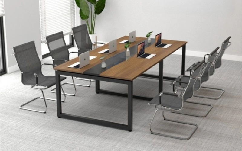 Ưu điểm bàn họp chân sắt 2m4