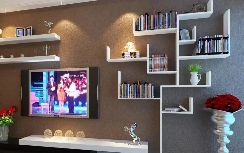 vị trí đặt giá sách cây