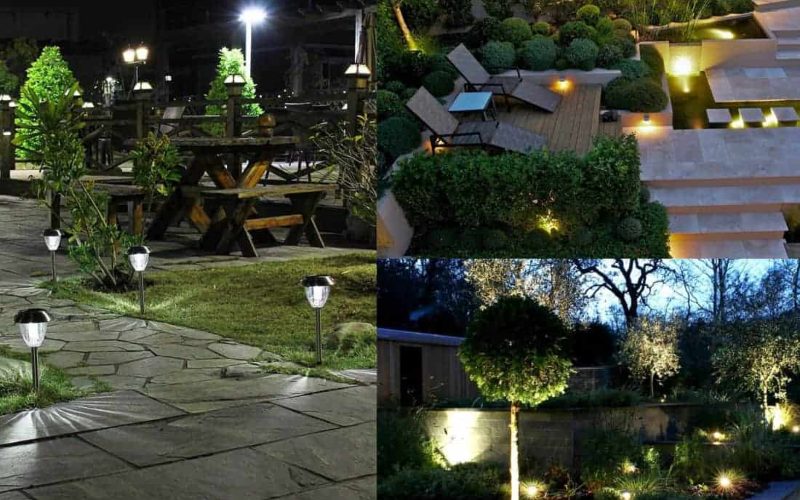 ý tưởng lắp đặt đèn sân vườn