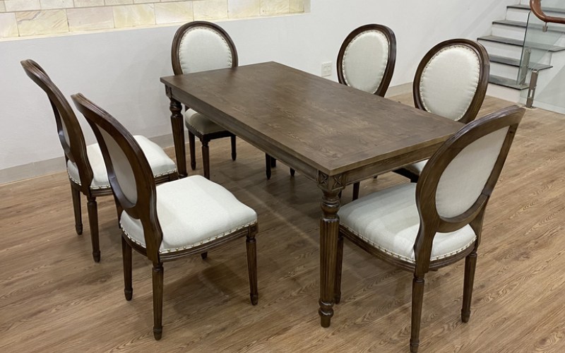 ghế ăn gỗ tân cổ điển