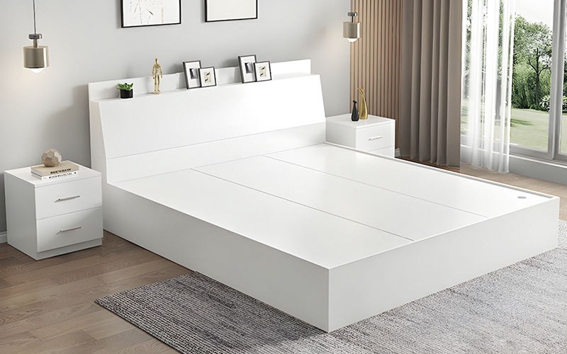 giường ngủ phối hợp tủ đầu giường