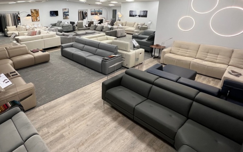 showroom sofa