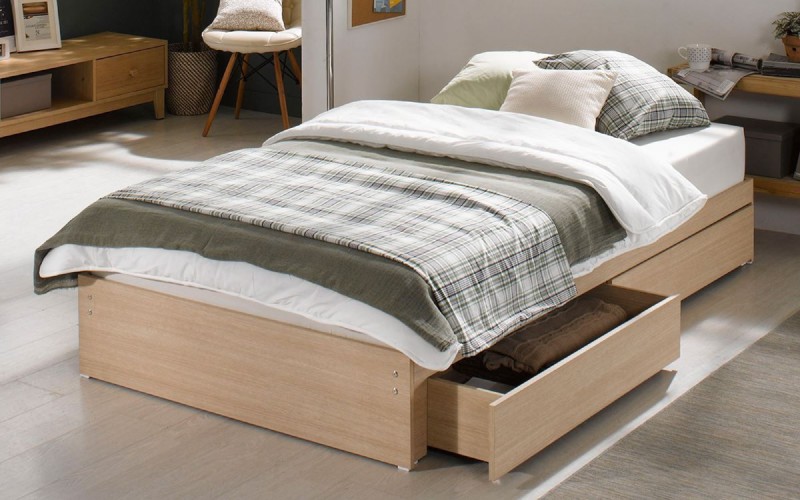 thiết kế ngăn kéo giường ngủ
