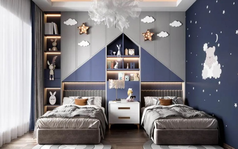 Giới thiệu phòng ngủ 2 giường