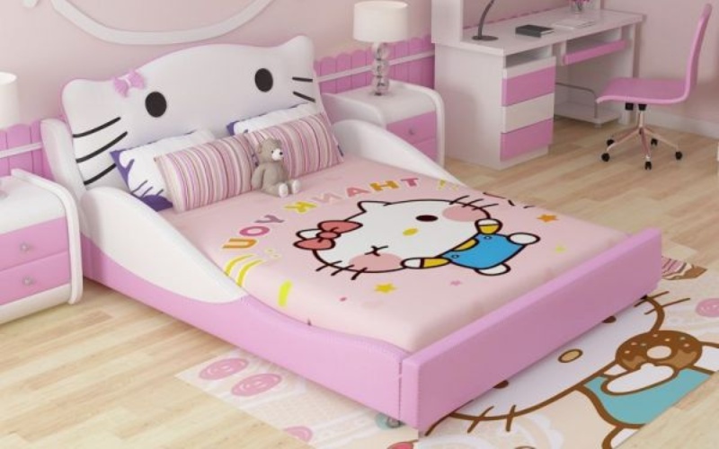 giường ngủ cho bé gái 10 tuổi