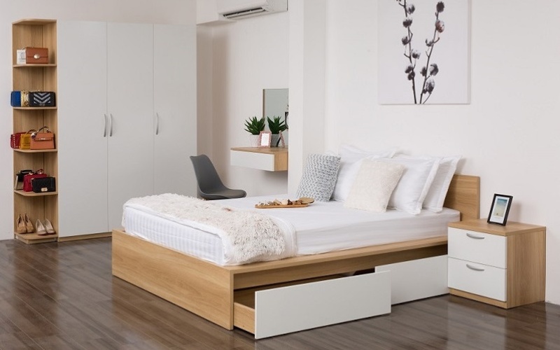 giường ngủ có hộc kéo
