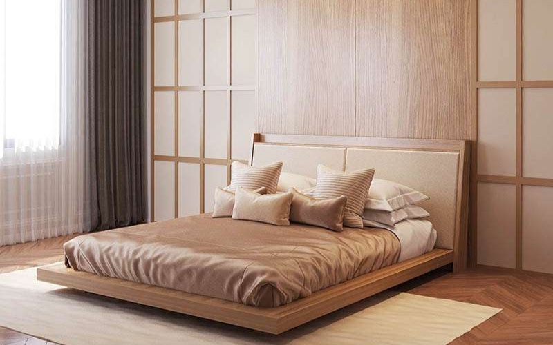 giường ngủ kiểu nhật 1m8