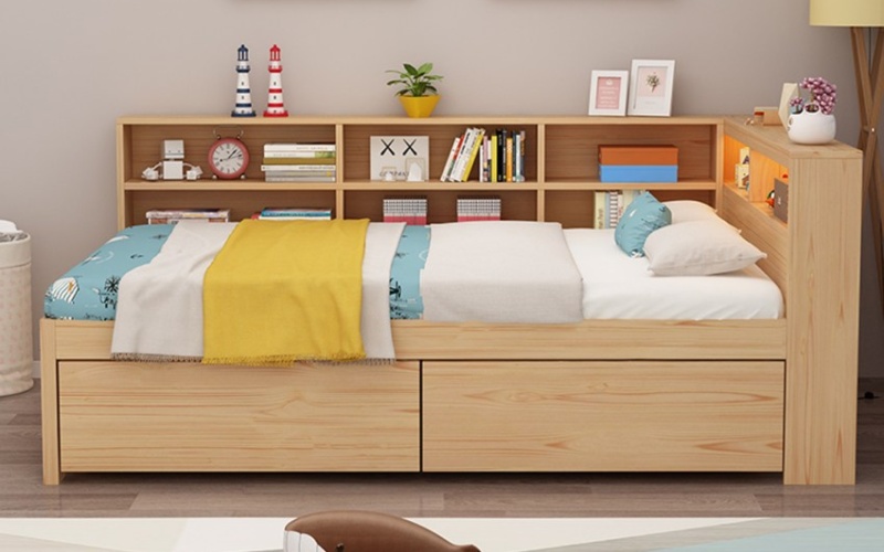 giường ngủ trẻ em gỗ công nghiệp
