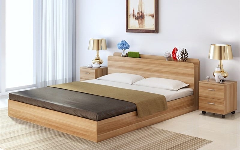 Giường thấp phong cách Hàn Quốc