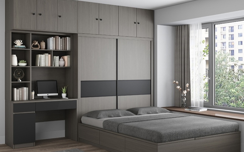 Kinh nghiệm chọn mua giường ngủ kết hợp tủ quần áo