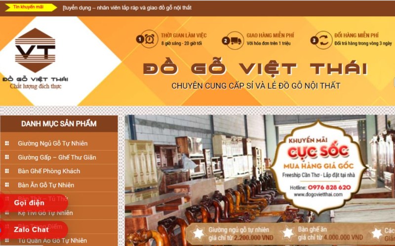 Nội thất gỗ Việt Thái