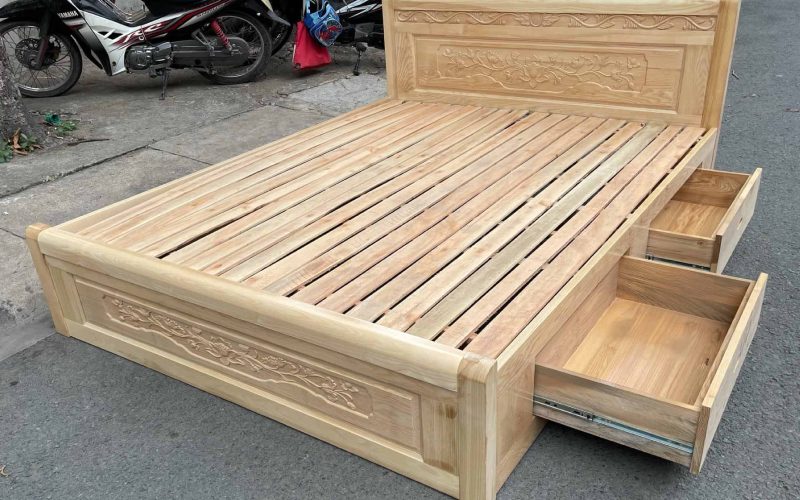 Sạp giường gỗ tự nhiên