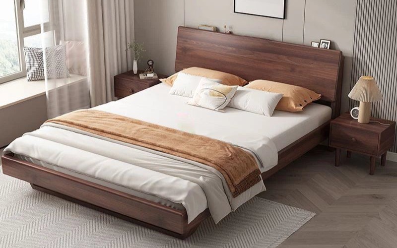 Xu hướng giường ngủ gỗ tự nhiên cao cấp