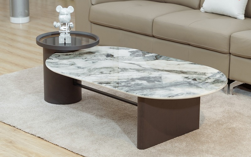 Bàn sofa mặt đá – Điểm nhấn hoàn hảo nâng tầm không gian phòng khách