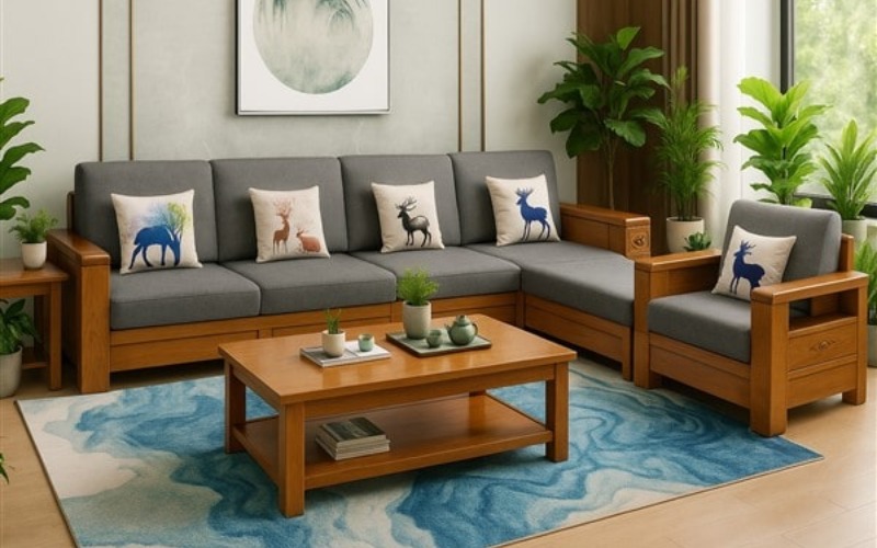 bàn sofa mệnh mộc