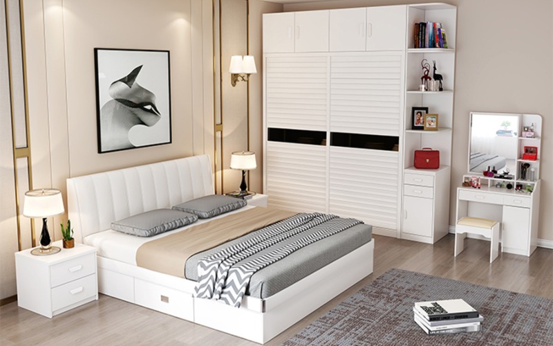 Bộ giường tủ phòng ngủ hiện đại – Điểm nhấn của không gian sống tiện nghi và phong cách