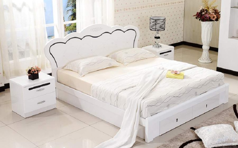 Giới thiệu giường ngủ màu trắng