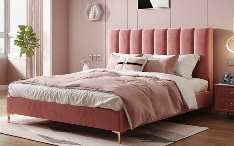 Giường 1m6 bọc nệm